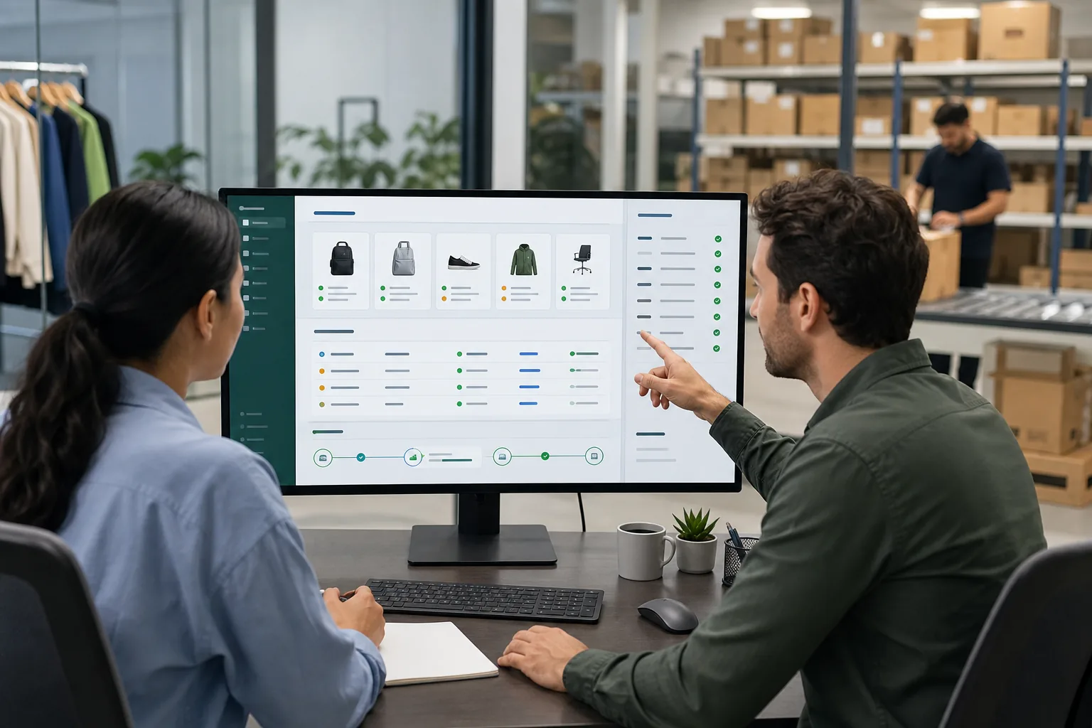 A dependable integration connects catalogue, stock, order and fulfilment information rather than importing product titles once. Ecommerce specialists reviewing a product catalogue and inventory API integration