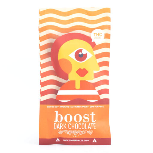 Dark Chocolate 200mg THC Bar (Boost Edibles)