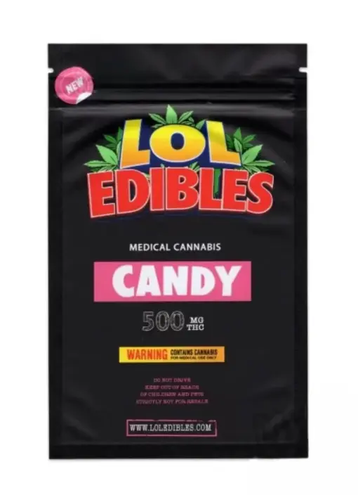 LOL Peach Edibles 500mg