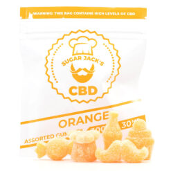 300mg CBD Assorted Orange Gummies (Sugar Jack’s)